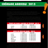 Chômage agricole 2015